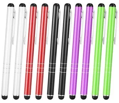 Zdjęcie produktu dla Rysik stylus uniwersalny do tabletów smartfonów 10 szt zestaw