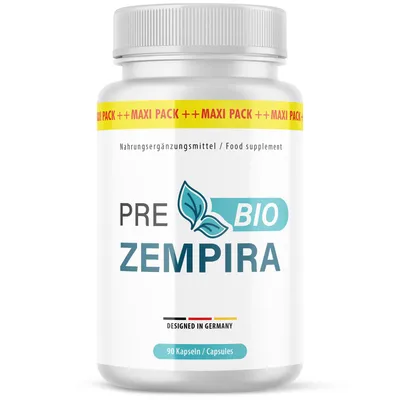 Produktbild von PreBio Zempira Kapseln | Ideal begleitend für dein Ziel | mit Apfelessigpulver | 90 Kapseln Inhalt