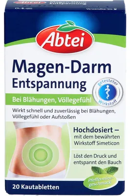 Produktbild von Abtei Magen-Darm-Entspannungstabletten, 20 St. Tabletten