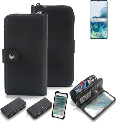 Produktbild von K-S-Trade 2in1 Handyhülle Schutzhülle kompatibel mit Samsung Galaxy S20+ 5G Exynos & Portemonnee Cover Handy Hülle Case Etui Geldbörse Wallet