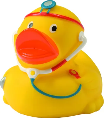 Produktbild von Doktor - Berufsente - Quietscheente - Badeente - ca. 8 cm gross