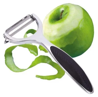 Image de Coupe-légumes et fruits - Couteau en céramique avec plusieurs options de découpe et d'épluchage - 1 pièce
