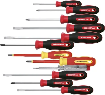 Produktbild von GEDORE red R38002012 Schraubendrehersatz PH+PZ+LS 2K 12-teilig, 3301273