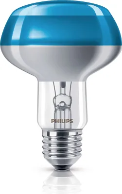 Produktbild von Philips NR80 Reflektorlampe 60 Watt E27 blau 60W