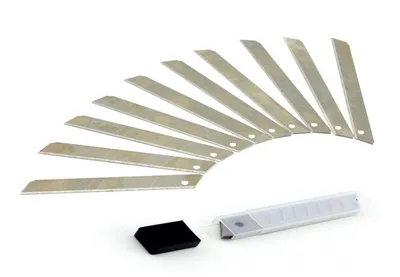 Produktbild von Veto 10357 Abbrechklingen 9 x 0.4 mm - 10 Stück in Kunststoff Köcher