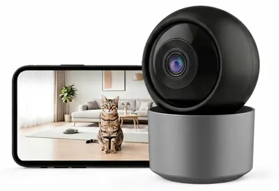 Immagine prodotto di Telecamera di sicurezza per interni - 3MP, risoluzione 1296p HD, con audio bidirezionale e visione notturna