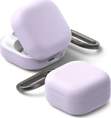 Zdjęcie produktu dla Ringke Galaxy Buds 4 Pro, Etui, Silikon, Fioletowy