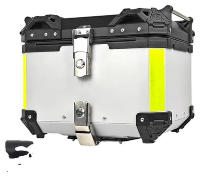 Produktbild von Motorrad Topcase, wasserdicht, Diebstahlschutz, Silber