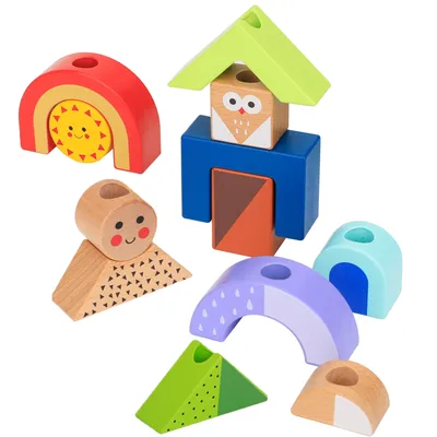 Obrázek produktu pro TOOKY TOY Dřevěná Sorter Lesní knížka Tři Pat