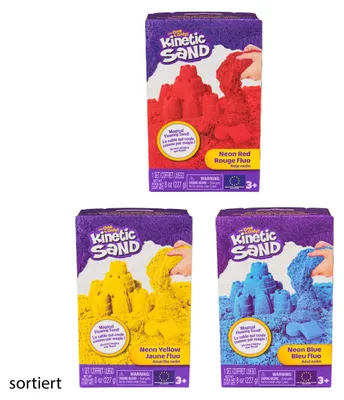 Produktbild von Kinetic Sand Nachfüllpackung 226 g, unterschiedliche Varianten, Kinetischer Sand für Kinder, 3 Jahr(e), Kunststoff, Mehrfarbig