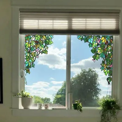 Obrázok produktu pre Detská dekorácia na okno 40 x 56 cm s motívom vtákov