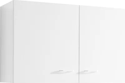 Produktbild von Küchen-Hängeschrank 2-türig SALERNO-03 Weiß Breite 100 cm