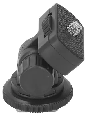 Produktbild von Blitzschuhadapter mit 1/4-Zoll-Schraubgewinde, 180° Neigung, rutschfest für digitale Spiegelreflexkameras, Micro-SLR-Kameras