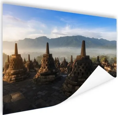Produktbild von MuchoWow® Poster Borobodur-Tempel 120x80 cm - Bilder