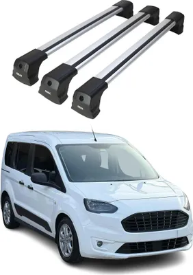 Produktbild von Dachträger Grundtäger für VW ID.Buzz 2022-2025 75kg Aluminium Silber 3 tlg