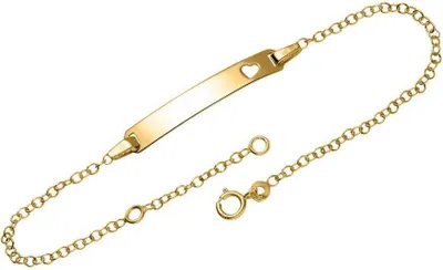 Produktbild von Armband aus 9-karätigem Gold mit Herz von Unique