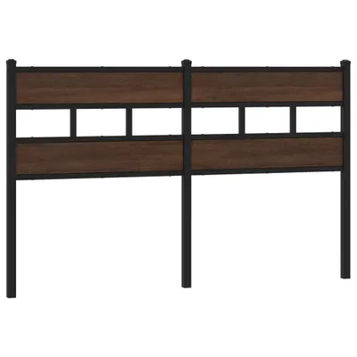 Produktbild von Ersatz-Kopfteil Braun Eichen-Optik 140 cm Stahl und Holzwerkstoff