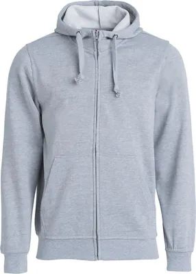 Produktbild von Basic Kapuzenjacke mit durchgehendem Reißverschluss, Kängurutasche und Anti-Pilling