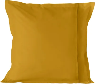 Produktbild von Basic Kissenbezug Senf  80x80 cm 100% Baumwolle Hergestellt in Europa