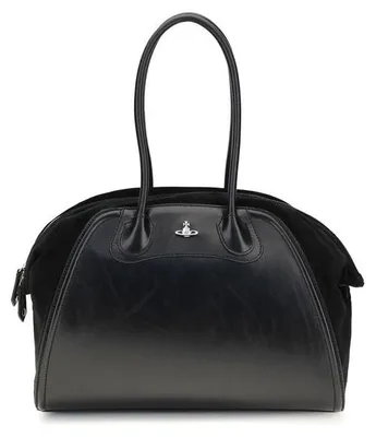 Image de Vivienne Westwood Shirley bowling cuir et daim noir