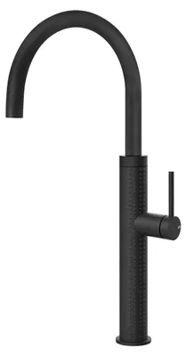 Produktbild von Gessi 60020, Ziehen, Schwarz, Hebelgriffe, Einzelbild, 299 - matte black, 3/8"