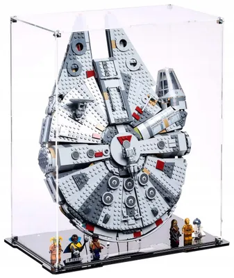 Image de Vitrine verticale noire pour LEGO® 75257 Star Wars – Faucon Millenium™