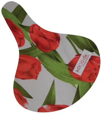 Zdjęcie produktu dla Pokrowce na siodełka HOOODIE Czerwone tulipany