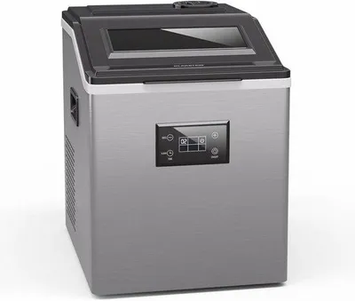 Zdjęcie produktu dla Maszyna do produkcji kostek lodu o wydajności do 40 kg/dzień z panelem sterowania LED – 34 kostki lodu w 15 minut