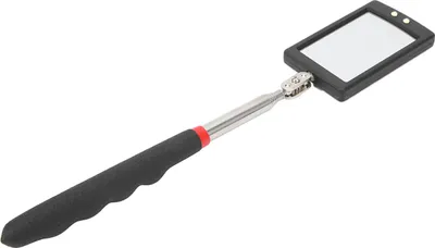 Zdjęcie produktu dla Teleskopowe lusterko inspekcyjne z podświetleniem LED, obrotowe o 360 stopni dla mechaników samochodowych
