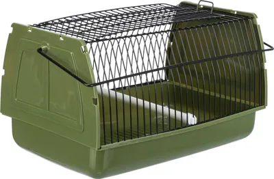 Produktbild von TRIXIE Transportbox - grün - 22 × 14 × 15 cm
