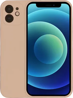 Produktbild von Handyhülle für iPhone 12 Pro  Max Silikonhülle - Backcover Siliconen Case - Beige
