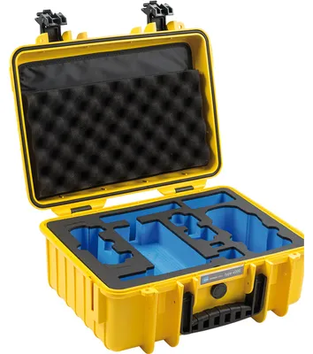 Produktbild von B&W Cases 4000/Y/MavicA2, Tasche, Gelb, Polypropylen (PP), Schaum, Einfarbig, 16,6 l