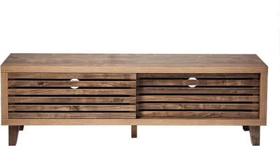 Produktbild von TV-Möbel mit 2 Schiebetüren mit durchbrochenen Lamellen, B 140 cm, LIAM