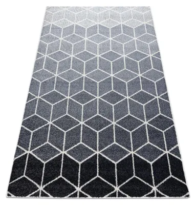 Produktbild von Teppich HEOS 78590 creme / silber / Anthrazit WÜRFEL Grau 160x220 cm