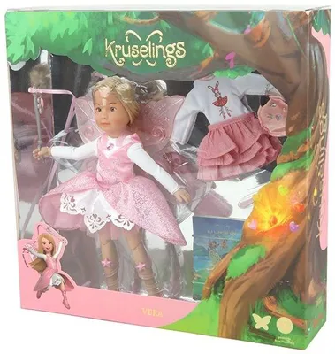 Immagine prodotto di Kruselings bambola Vera Deluxe Set - bambola fashion con accessori e completo rosa