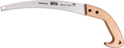 Produktbild von Bahco Astsäge mit gehärteten Zahnspitzen und Holzgriff, 6 ZpZ, 14