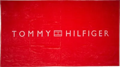 Produktbild von Strandtuch TOMMY HILFIGER Spa-Pool-Baumwollschwamm mit Aufdruck cm.180x100 (ca.) Artikel XA0XA00009, UNICA - ONE SIZE, Cotone 100%