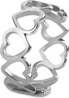 Produktbild von SilberDream Ring 925 Silber Gr. 54 Herz Damen Echt-Schmuck SDR400J54