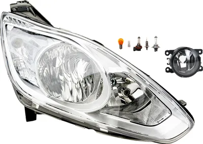 Immagine prodotto di Fari compatibili con Ford C-Max 10 (12/10/2010-05/2015) H7, H1, R + fendinebbia + luci di posizione. 1704504 1686743 1687472 1787127 AM5113W029AC AM5113W029AD AM51 Johns