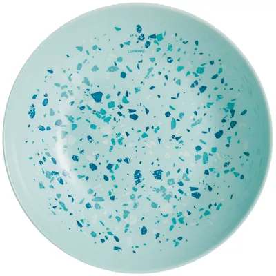 Image de Assiette creuse turquoise 20cm Venizia - Luminarc - Verre opale extra résistant