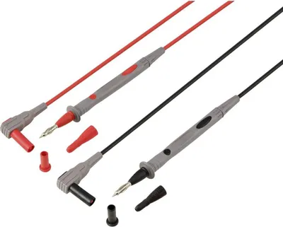 Produktbild von Sicherheits-Messleitungs-Set 1.20 m Schwarz, Rot VOLTCRAFT MS-4P