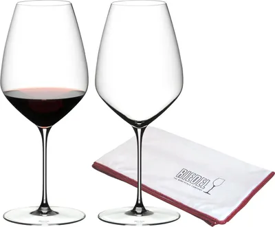 Produktbild von Riedel VELOCE Syrah / Shiraz Weinglas 2er Set + Poliertuch