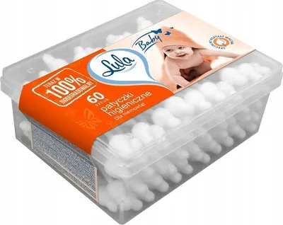 Obrázek produktu pro Vatové tyčinky 60 ks Lula