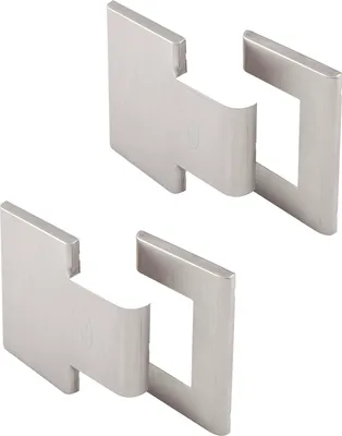 Produktbild von Abdeckkappe für 90 Grad Scharnier Glas-Glas Abdeckung, Alu Edelstahl satiniert