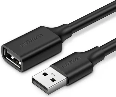 Produktbild von USB 2.0 480Mb/s Verlängerungskabel 3m Schwarz