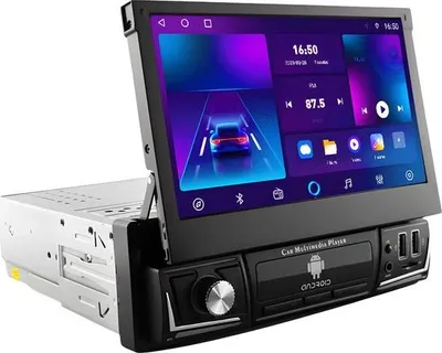 Produktbild von Autoradio mit Bluetooth, CarPlay, universeller Kompatibilität mit Apple und Android, Stereoanlage, Navigation, 7-Zoll-Navigationssystem