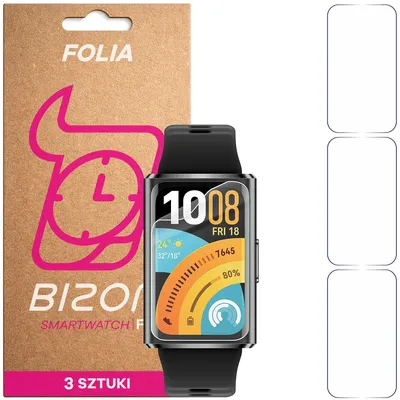 Produktbild von 3x Schutzfolie für den Bildschirm für Huawei Band 11 Pro, Bizon Watch HydroFlex