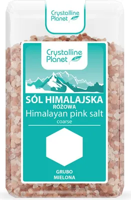 SÓL HIMALAJSKA RÓŻOWA GRUBO MIELONA 600 g - CRYSTALLINE PLANET