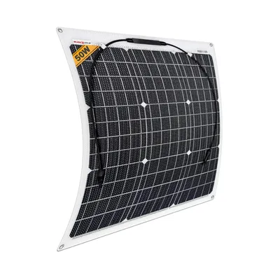 Produktbild von enjoy solar® Solarpanel ETFE Marine Semiflexibles Solarmodul 50W 12V, 182mm PERC-Solarzellen, 0% MwSt