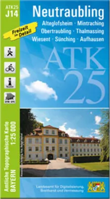 Immagine prodotto di ATK25-J14 Neutraubling (Carta topografica ufficiale 1:25000)